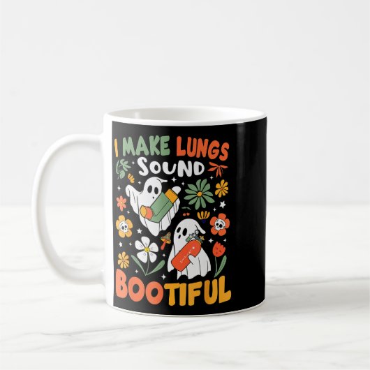 I Make Lungs Sound Bootiful Resratory Therast Hall Kaffeetasse (Links)
