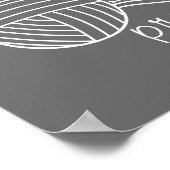 I Make String Hübsch ・ Garnhandwerk Poster (Ecke)