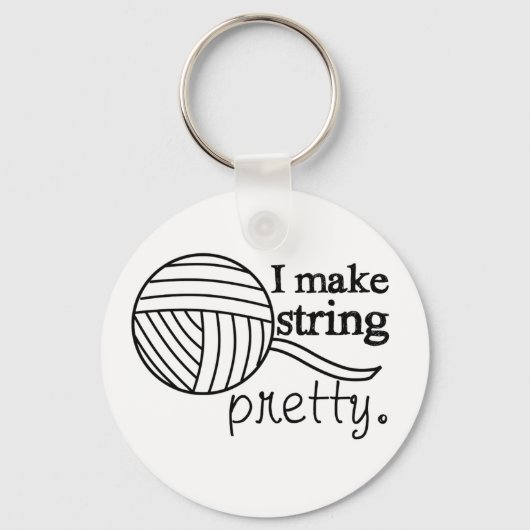 I Make String Hübsch Schlüsselanhänger (Vorderseite)