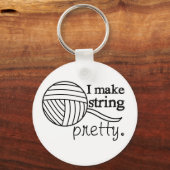 I Make String Hübsch Schlüsselanhänger (Vorderseite)