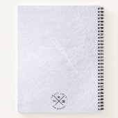 I Make String Hübsch Typografy Crafts + Garne Notizblock (Rückseite)