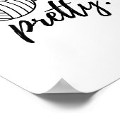 I Make String Hübsch Yarn & Craft Room Poster (Ecke)