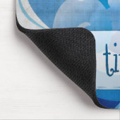 "I make time for fun" Motivation Affirmation Mousepad (Ecke)