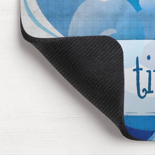 "I make time for fun" Motivation Affirmation Mousepad (Ecke)