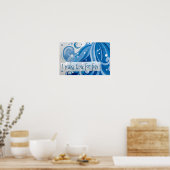 "I make time for fun" Motivation Affirmation Poster (Küche)