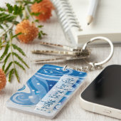 "I make time for fun" Motivation Affirmation Schlüsselanhänger (Vorderseite rechts)