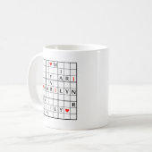 I♥MARILYN KAFFEETASSE (Vorderseite Links)