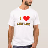 I ❤️ Maryland Custom T-Shirt  (Vorderseite)