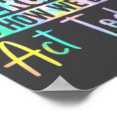 I Match Energy So How We Gon Act Today Funny Quote Poster (Ecke)