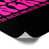 I Match Energy So You Decide  Poster (Ecke)