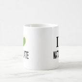 I ❤️ MATCHA LATTE I LIEBE MATCHA LATTE I HERZMATC KAFFEETASSE (Mittel)