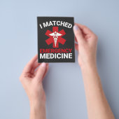 I Matched Emergency Medicine Abschluss Flyer (Gruppe)