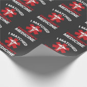 I Matched Emergency Medicine Abschluss Geschenkpapier (Ecke)