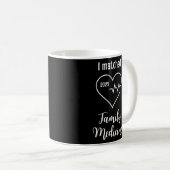 I Matched Family Medicine Heart 2023 Medical Match Kaffeetasse (VorderseiteRechts)