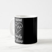 I Matched Family Medicine Heart 2023 Medical Match Kaffeetasse (Vorderseite Links)