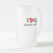 I mattierte Tasse der Liebe-QCB (VorderseiteRechts)