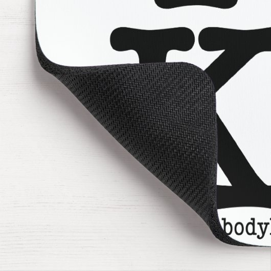 I Mausunterlage des Herz-KU Mousepad (Ecke)