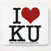 I Mausunterlage des Herz-KU Mousepad (Vorne)