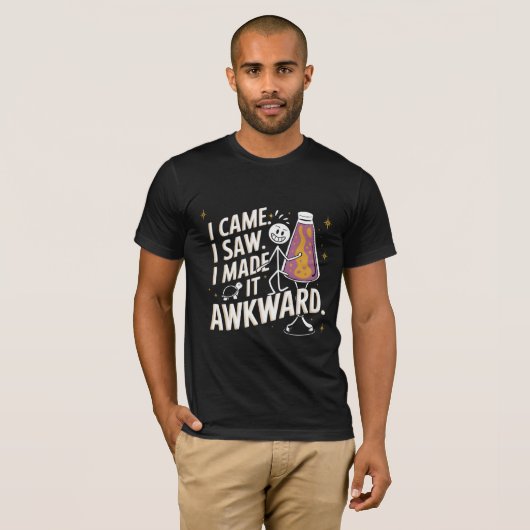 "I Mawkward" Quirky Lava Lamp Spaß Design T-Shirt (Vorne ganz)