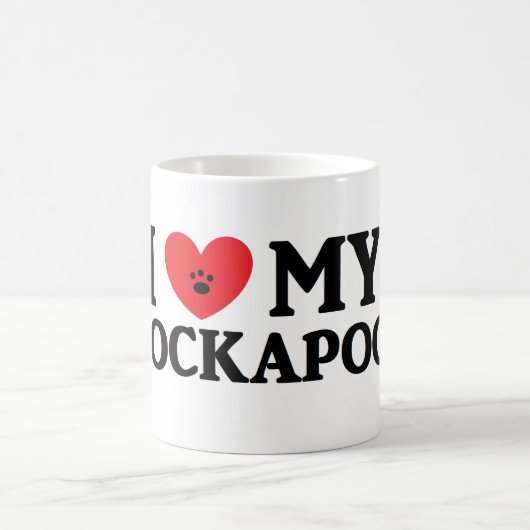 ♥ I mein Cockapoo Kaffeetasse (Mittel)