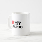 ♥ I mein Cockapoo Kaffeetasse (Vorderseite Links)