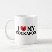 ♥ I mein Cockapoo Kaffeetasse (Links)