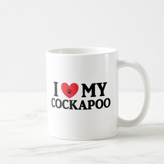 ♥ I mein Cockapoo Kaffeetasse (Rechts)