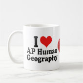 I Menschen-Geografie der Liebe-AP Kaffeetasse (Links)