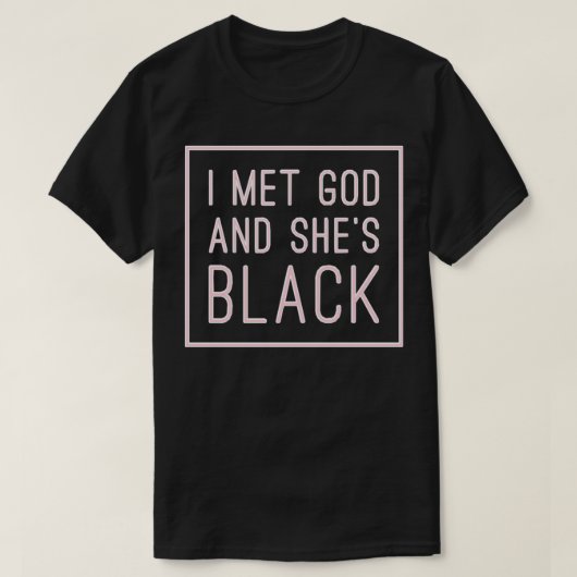 I Met God And Sheu2019s Black Pullover  (Design vorne)