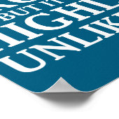 I Might Be Wrong But It's Highly Unlikely Sarcasti Poster (Ecke)