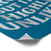 I Might Be Wrong But Its Unlikely Funny Sarcastic  Poster (Ecke)