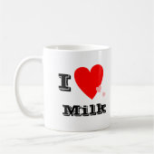 I Milch-Tasse des Herz-(Liebe) Kaffeetasse (Links)