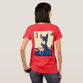 I MIN BUTTON T-Shirt (Schwarz voll)