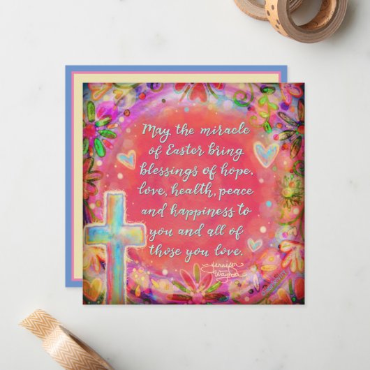 "I Miracle Oaster" Inspirivity Mitteilungskarte (Vorderseite/Rückseite Beispiel)