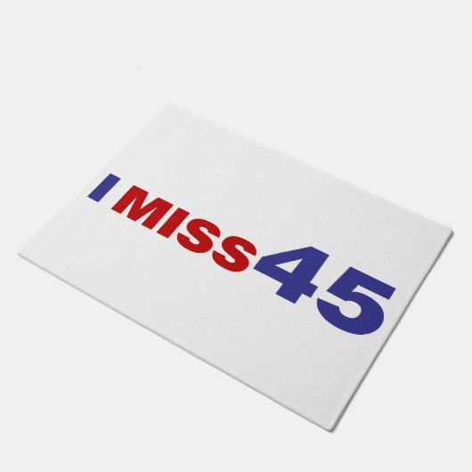 I Miss 45 Fußmatte (Schrägansicht)