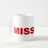 I Miss 45 Kaffeetasse (Vorderseite Links)