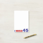 I Miss 45 Post-it Klebezettel (Auf Schreibtisch)