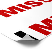 I Miss 45 Poster (Ecke)
