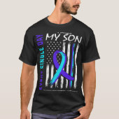 I Miss My Son Suicide Prevention Awareness America T-Shirt (Vorderseite)