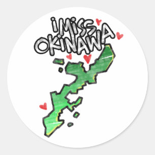 I Miss Okinawa Aufkleber