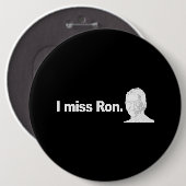 I MISS RON 2 Autoaufkleber Button (Vorne & Hinten)