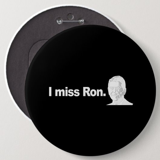 I MISS RON 2 Autoaufkleber Button (Vorne & Hinten)