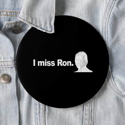 I MISS RON 2 Autoaufkleber Button (Beispiel)