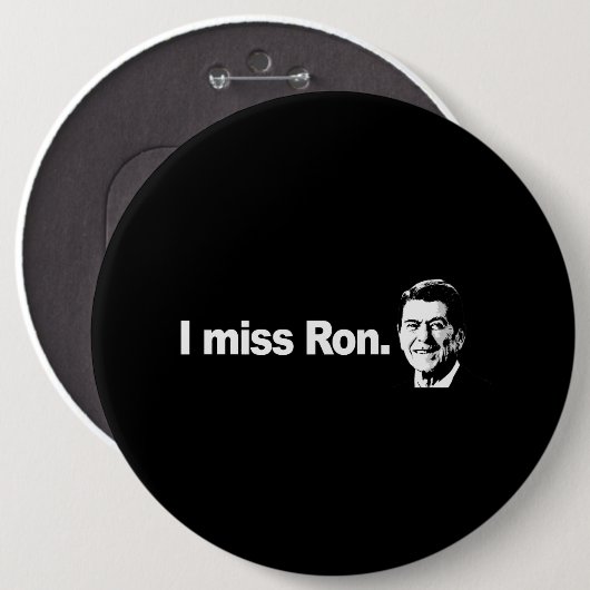 I MISS RON Autoaufkleber Button (Vorne & Hinten)