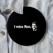 I MISS RON Autoaufkleber Button (Beispiel)