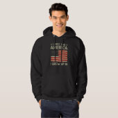 I Miss The America I Grew Up In Retro American Fla Hoodie (Vorne ganz)