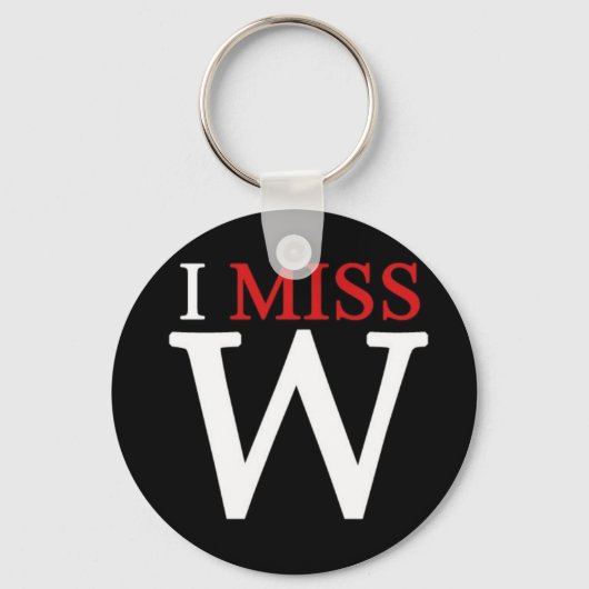 I MISS W! SCHLÜSSELANHÄNGER (Vorderseite)