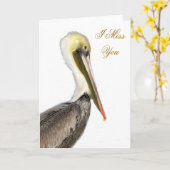 I Miss You / Any Occasion _Card Karte (Gelbe Blume)