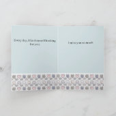 I Miss You Cat Karte (Innenseite)