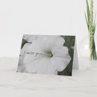 I Miss You Greeting Card Karte